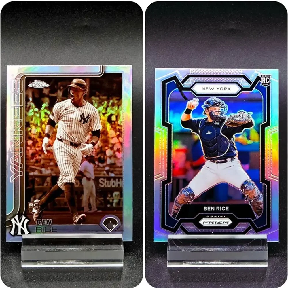 Ben Rice Topps Chrome Sepia Silver Prizm RC New York Yankees Star Rookie